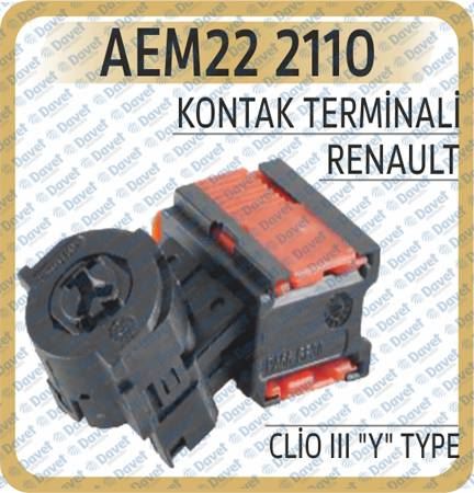 AEM 222110 Kontak Terminali Clio Iii "Y" Type